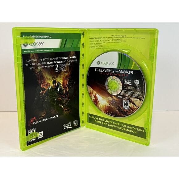 Gears Of War Triple, 3 And Judgement Xbox 360 Bundle Of 3 Games - Picture 8 of 16